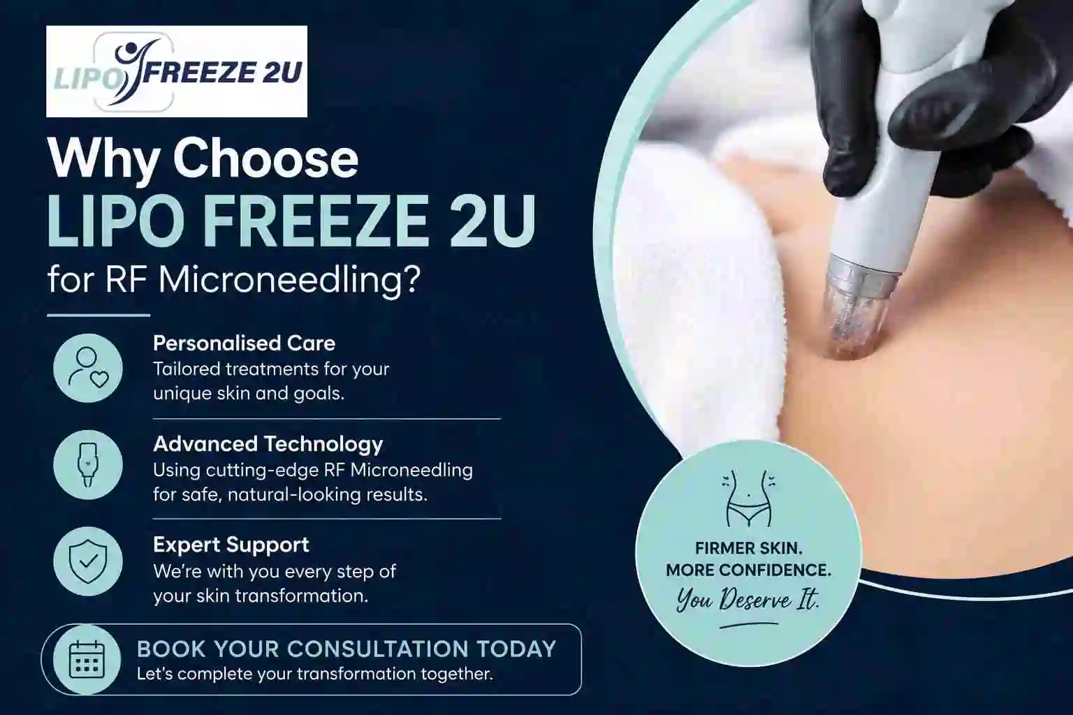 Why Choose LIPO FREEZE 2U for RF Microneedling Wembley Park?